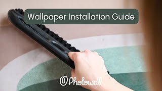 How to Install Wallpaper StepbyStep Guide by Photowall [upl. by Notsla]