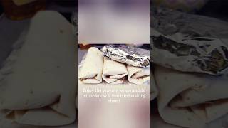 Super easy wraps recipe Very basic recipe easyrecipe lovecooking quickrecipe yummy foodi [upl. by Earezed]