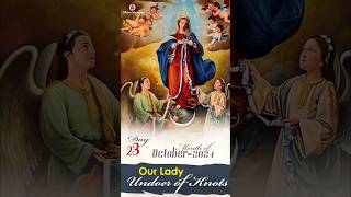 Month of October 2024  Our Lady Undoer of Knots [upl. by Ynnig]