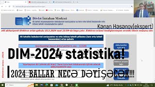 DİM2024 statistikaballar necə dəyişəcək Kənan Həsənovekspert [upl. by Yortal]