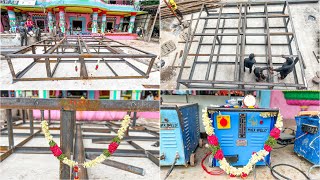 Khairatabad Ganesh Making 2024  Welding Work Update started Khairatabad Ganesh 70 Feet Ganpati [upl. by Joslyn266]