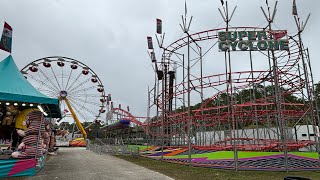 Volusia County Fair Deland Florida Nov 10th 2024 Rainy Day Wade Shows fair carnival S5E4 [upl. by Saticilef]