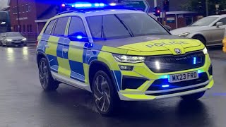 Marked Skoda Kodiaq VRS Tactical Dog Unit Responding Greater Manchester Police [upl. by Siroved]