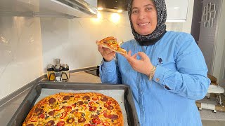 Abartmıyoruz‼️🏆100000 KİŞİNİN Denediği Tüm Zamanların En İyi Pizza🥇pizzatarifi a101 isbirligi [upl. by Eldwen]