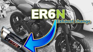 Kawasaki Er6n exhaust ixil [upl. by Fulvi]