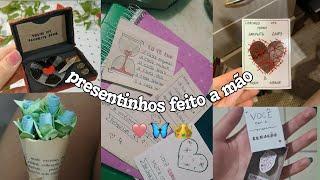 ideias presentes feito a mão tiktok parte 8🤍 [upl. by Yrro]