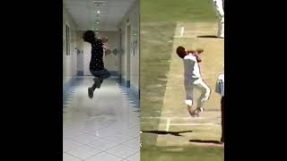 Kapil dev Bowling action copy 🔥❤️ viral shorts trending cricket [upl. by Xela]