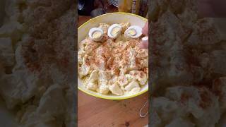 My potato salad recipe I made this for Thanksgiving dinner potatoqueen [upl. by Alahsal791]