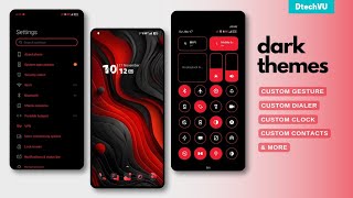 Dark Themes for Xiaomi HyperOS  Best HyperOS Themes [upl. by Lelith774]