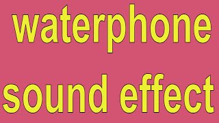 waterphone sound effect [upl. by Balkin]