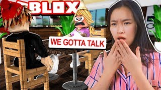 I confronted my EX BOYFRIEND Roblox Bloxburg Roleplay [upl. by Arekat]