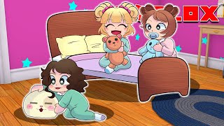 Baby Kiras First Sleepover  Roblox Roleplay Adopt Me [upl. by Manella]