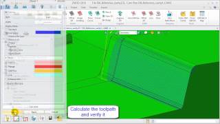 3 Axis Milling  9 Z Level Cut Operation [upl. by Inele]