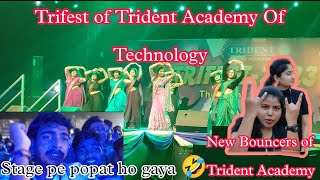 Full mastii stage breaking\\Trifest spring festival of Trident Academy Of technology Bhubaneswar [upl. by Anelrahs]