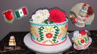 EASY MEXICAN FIESTA CAKE  PIPED [upl. by Aramenta240]