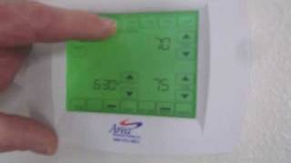 Trane XL800 Thermostat Scheduling Tutorial [upl. by Parks466]