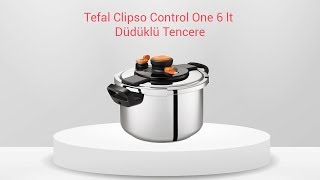 Tefal Clipso Control One 6 Litre Düdüklü Tencere [upl. by Barimah]