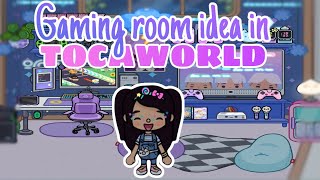 ￼ Gaming room idea 🎮toca boca  TOCAWORLD [upl. by Kcirdnekal983]