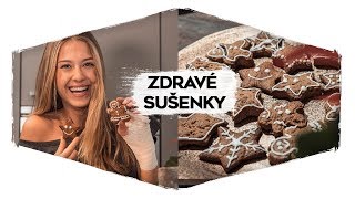 RECEPT NA ZDRAVÉ VÁNOČNÍ SUŠENKY  MÉ VÁNOCE [upl. by Annoet441]