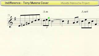 Indifference Tony Murena Cover  Accordion sheet music [upl. by Grochow587]