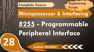 Programmable Peripheral Interface 8255 Basics Control Signals Block Diagram Control word amp Modes [upl. by Goodson236]