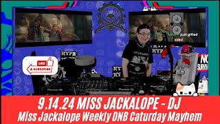 091424 Miss Jackalope Weekly DNB Caturday Mayhem [upl. by Ebarta]