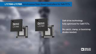 LTC7890LTC7891 Low IQ Dual 2Phase Synchronous StepDown Controller for GaN FETs​ [upl. by Aicatsue39]