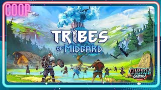 TRYING OUT THE SNOW BIOME  Tribes of Midgard  COOP Survival RPG [upl. by Annaed434]