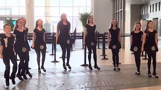 🍀 SCARIFF IRISH DANCERS 🍀 AT TAMPA INTERNATIONAL AIRPORT  TPA ON ST PATRICKS DAY 2024 [upl. by Pren]