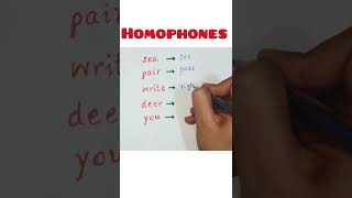 homophones  English grammar  homonyems  grammar  general knowledge [upl. by Yrannav]