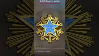 SUPER RAREST CSGO SERVICE MEDAL [upl. by Eanrahc]