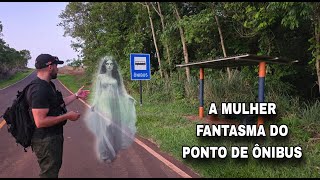 FANTASMA DO PONTO DE ÔNIBUS APARECE E ASSUSTA MORADORES  SPIRITBOX [upl. by Sev]