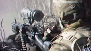 US Recon Team Assaults Taliban Position Under Fire [upl. by Eannej360]