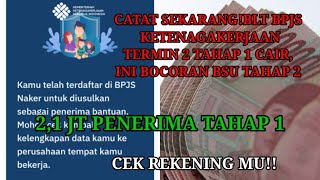 BLT BPJS KETENAGAKERJAAN GELOMBANG 2 TAHAP 1 CAIR [upl. by Trixy]