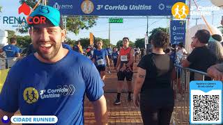 CHEGADA OFICIAL 3ª CORRIDA DA UNITINS [upl. by Ecirrehs]