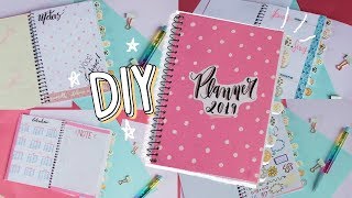 COMO FAZER UM PLANNER COM UM CADERNO COMUM [upl. by Della373]