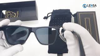 Unboxing ochelari de soare unisex Hawkers LIFTR01 CARBON BLACK DARK ONE LS – LENSARO [upl. by Aillij164]