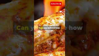 Perfectly Layered Italian Lasagna in 30 Seconds LasagnaIn30Sec LayeredLasagna ShortsRecipe [upl. by Carbone]