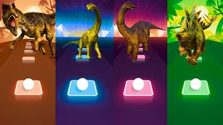 Allosaurus vs Diplodocus vs Apatosaurus vs Stegosaurus  Coffin Dance [upl. by Tizes]