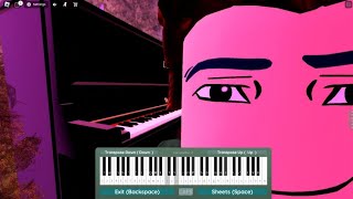 10 Years Ago  FKJ  Roblox Piano [upl. by Nohsram]