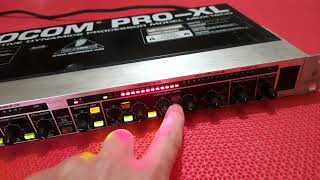 Behringer Multicom Proxl Mdx1600 Compressorgateexpander [upl. by Yrffej470]