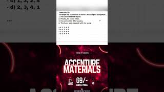 Accenture Today Questions 😮 Accenture Coding Questions [upl. by Grefe905]