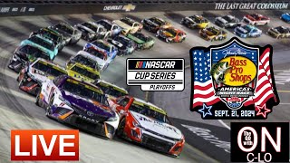 🔴Bass Pro Shops Night Race at Bristol Live NASCAR Cup Series Play by Play Live Leaderboard amp More [upl. by Kostival]