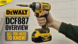 Dewalt DCF887 18V Brushless Impact Driver  Quick Overview [upl. by Gwen]