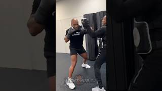 Mike Tyson SCARY pad work for Jake Paul in day 2 of training [upl. by Bobina]