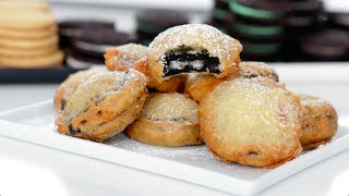 How to Make Deep Fried Oreos  Get the Dish [upl. by Trebled]