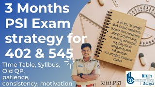 3 Months Strategy for PSI 402 amp 545 Exam Task oriented Personal Guidanceksp psi exam kpsc [upl. by Delfine]