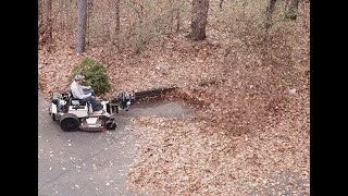 Umount Blower Driveway Cleanup 7hp [upl. by Gerstein]