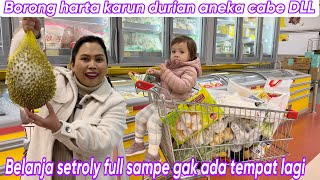 BORONG HARTA KARUN DURIAN ANEKA CABE DLL  BELANJA SETROLY FULL SAMPE GAK ADA TEMPAT LAGI [upl. by Hgielra]