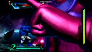 UMvc3 Galactus mode playthrough by Kimerthaimovepaul on ps3 [upl. by Corenda]